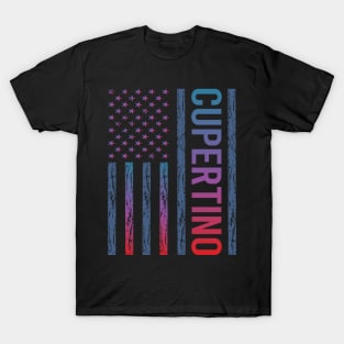 Blue Red Flag - Cupertino T-Shirt